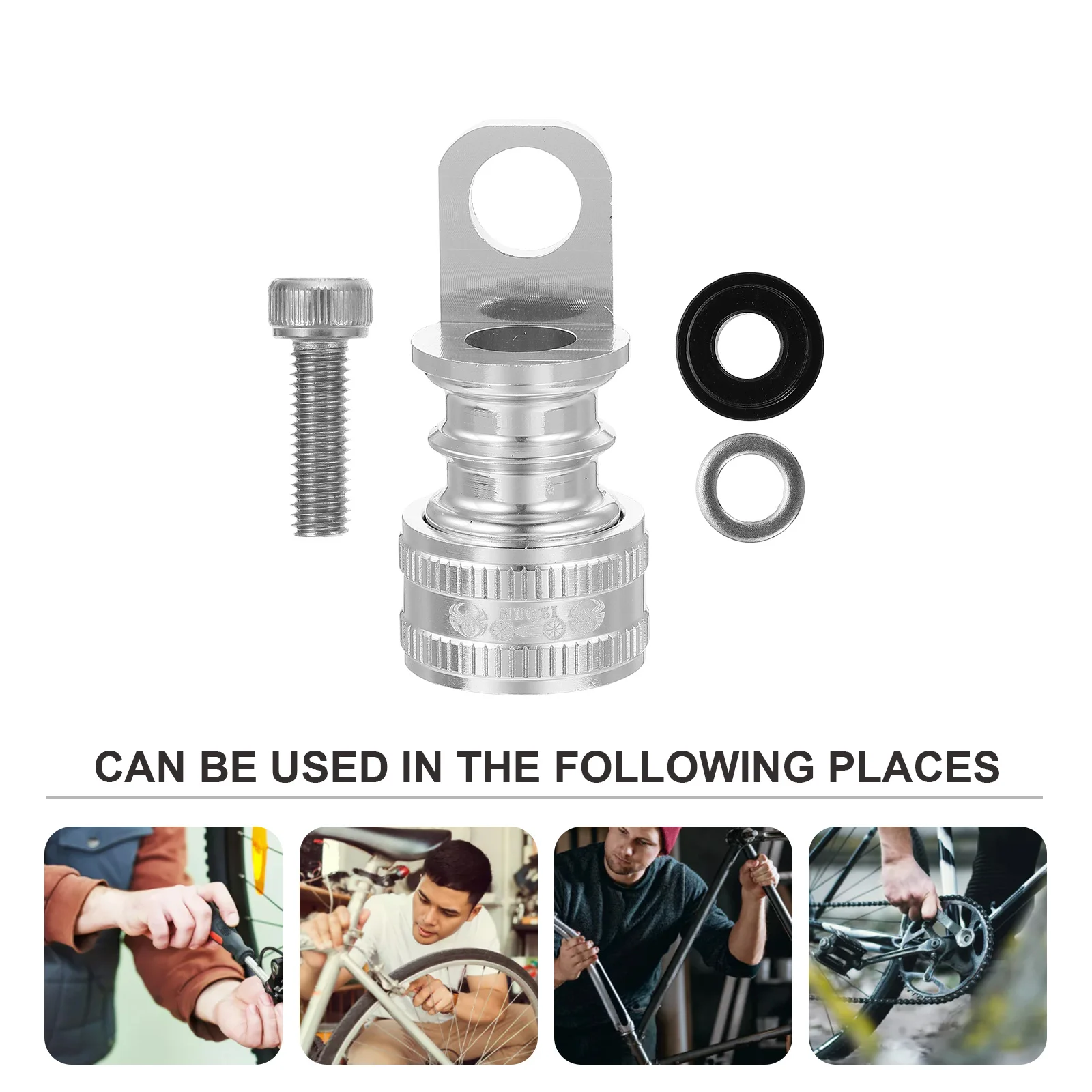 الطريق دواسات الدراجة تصاعد محول 1 مجموعة أجزاء الدراجة للطي إطار دراجة مقعد دواسة حامل مشبك أداة وشملت #4