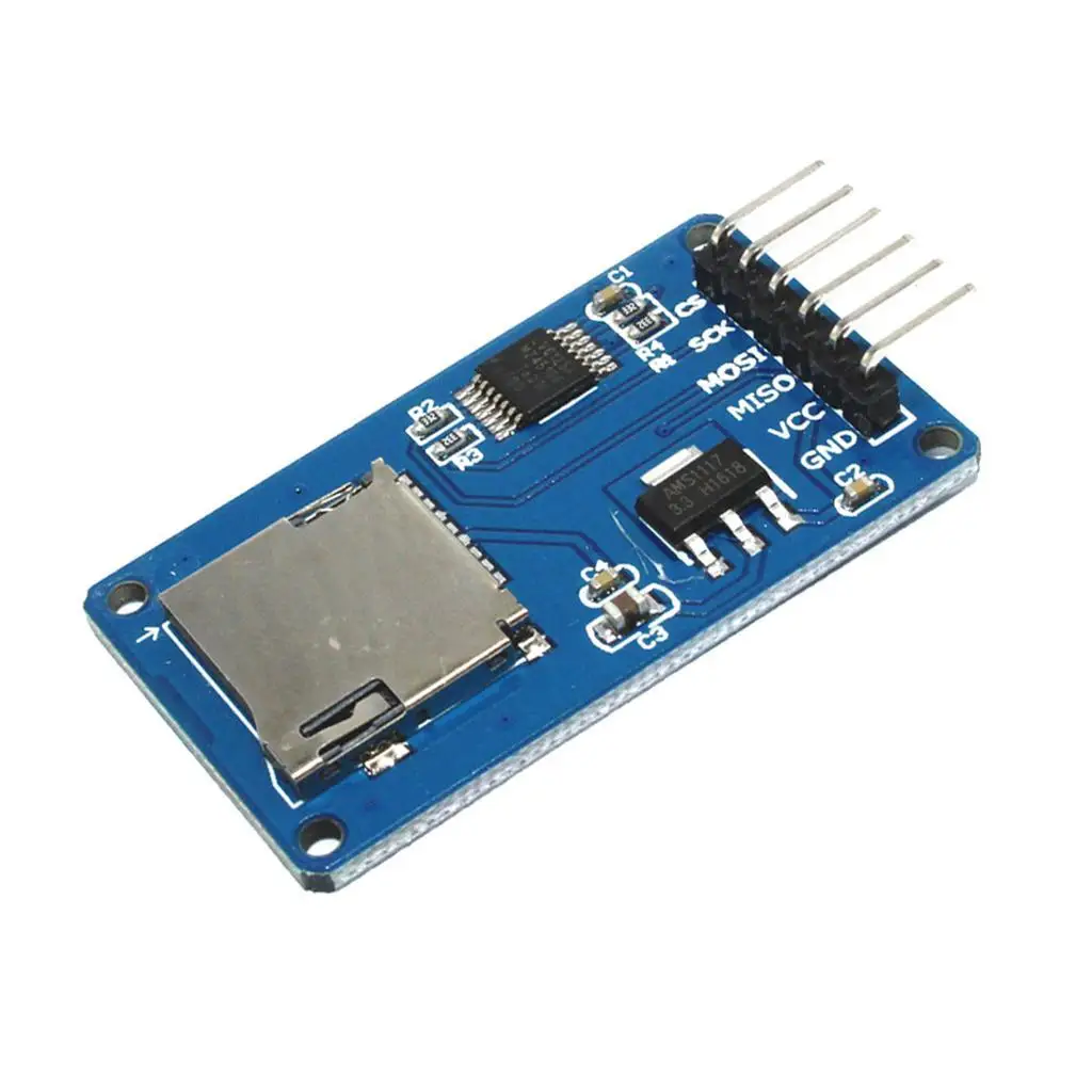 Micro SD Card Reader Module Level Converter SPI Interface Board for Microcontroller Projects