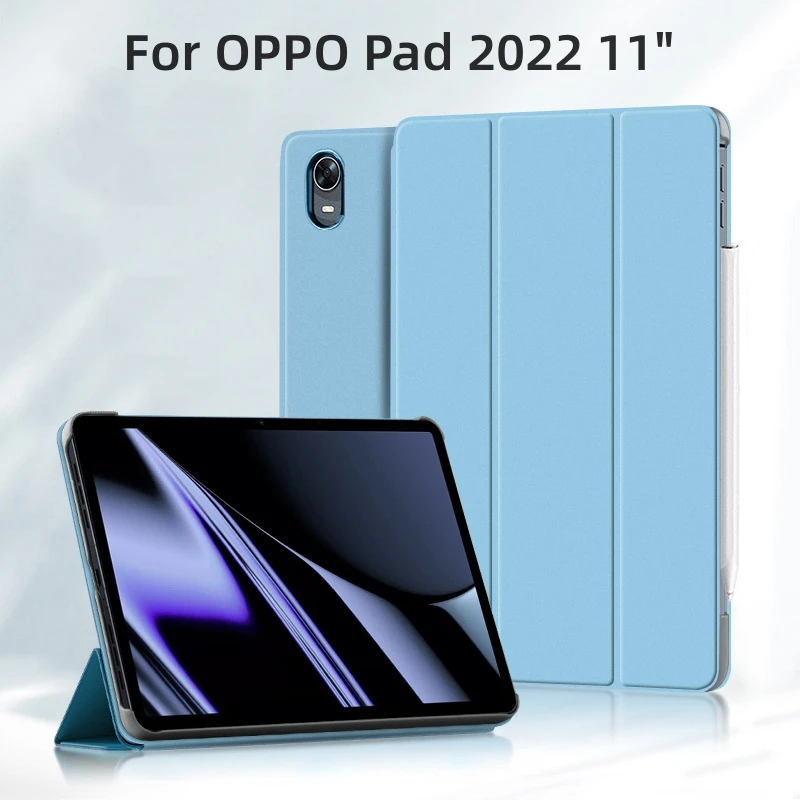 

Чехол для 2022 OPPO Pad 11 дюймов Магнитный умный чехол Автоматическое Пробуждение ПУ кожаный защитный чехол для планшета 2022 Новый чехол для oppo pad