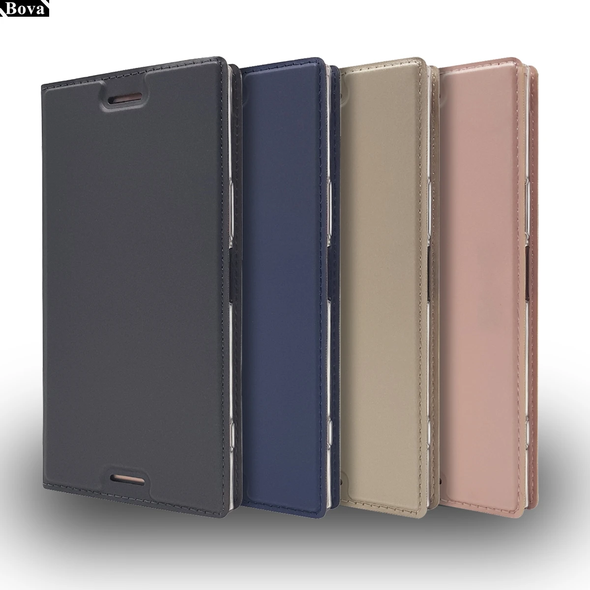 

Чехол-бумажник для Sony Xperia XZ Premium XZ1 XZ3, откидной Чехол для телефона, магнитный Сверхтонкий матовый