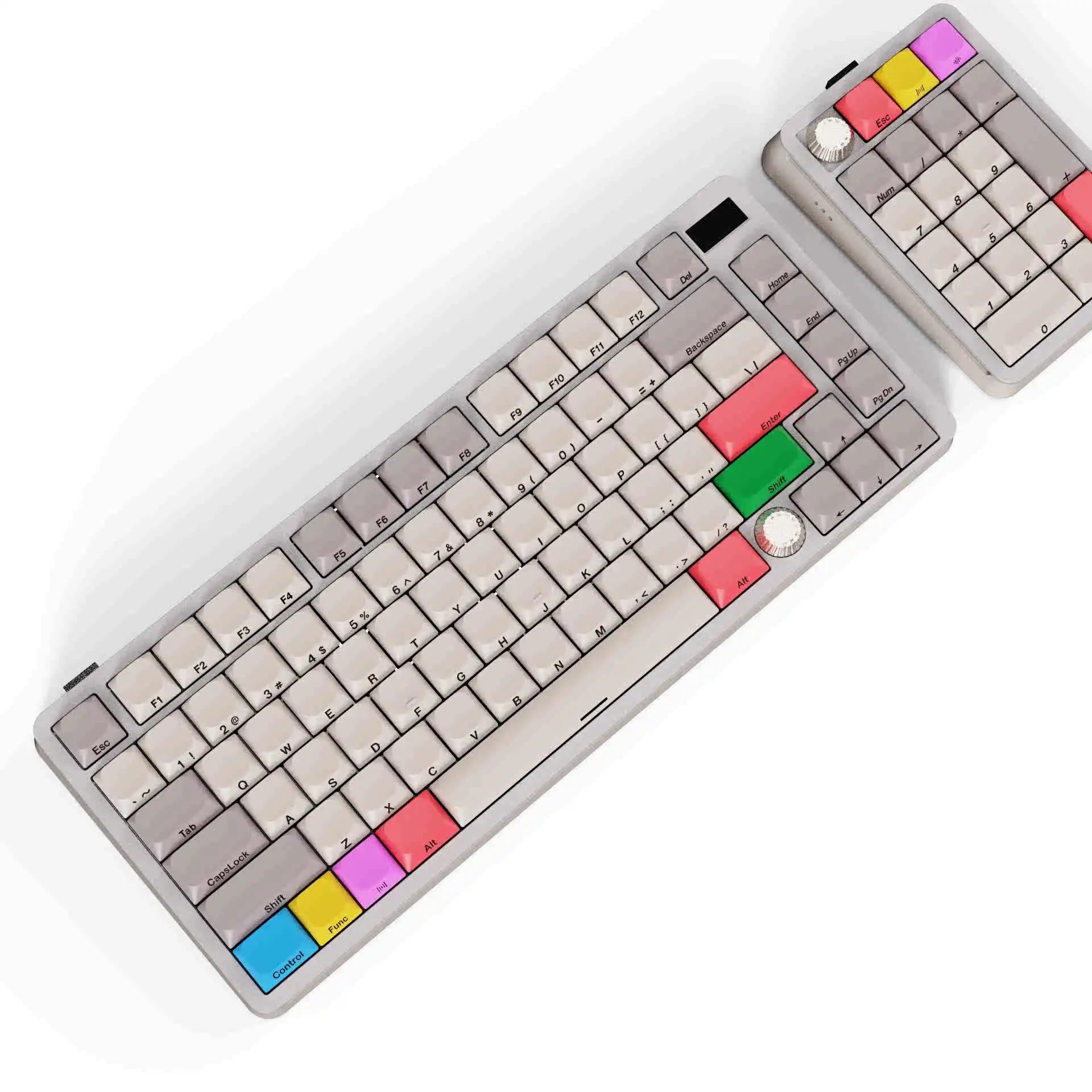 Juego de teclas de interruptores MX de perfil bajo JWA ultradelgado, teclas de teclado mecánico con grabado lateral PBT Dye-Sub, aptas para 61/64/75/87/96
