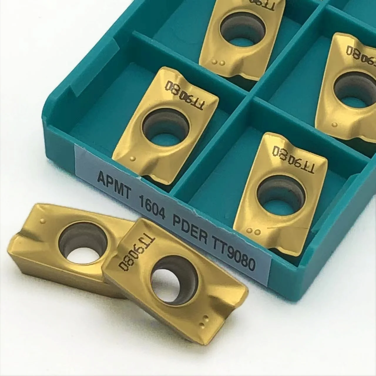 Hardmetalen Draaigereedschap Para Cnc Metalen Draaibank 10 Stuks, Apmt1135pder Tt9080 Apmt1604 Pder Tt9080