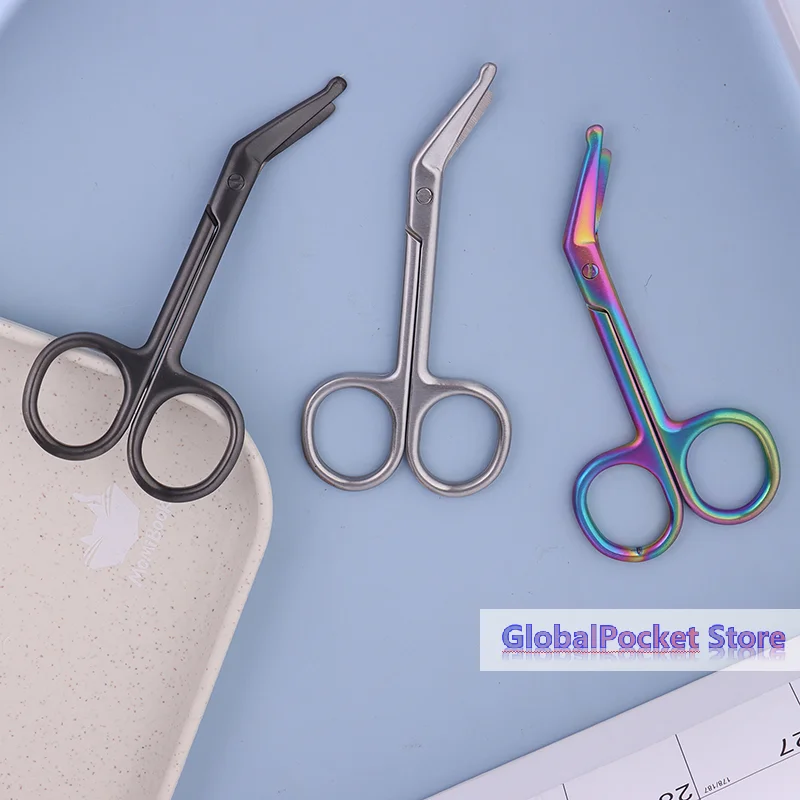 [TG823]11CM Stainless Steel Gauze Bandage Scissors Dressing Surgical Scissors Household Plaster Scissors Nurse Scissors
