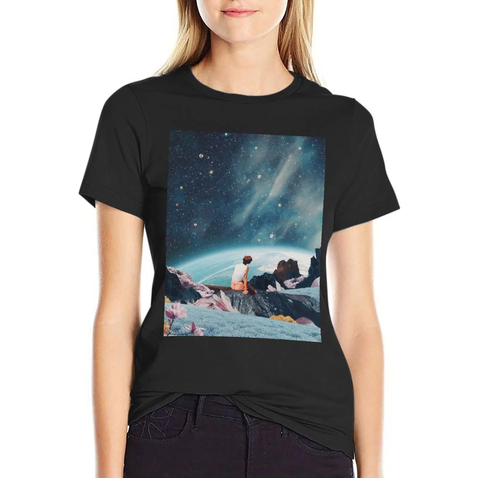 

I can't See This Universe without You T-Shirt vintage clothes animal print tees Women's t-shirt