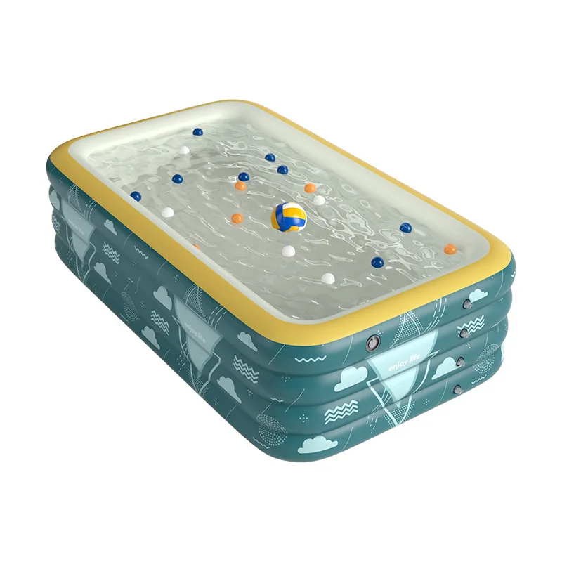 

Inflatable swimming pool household children large outdoor family baby folding child thickened baby wholesale paddling pool