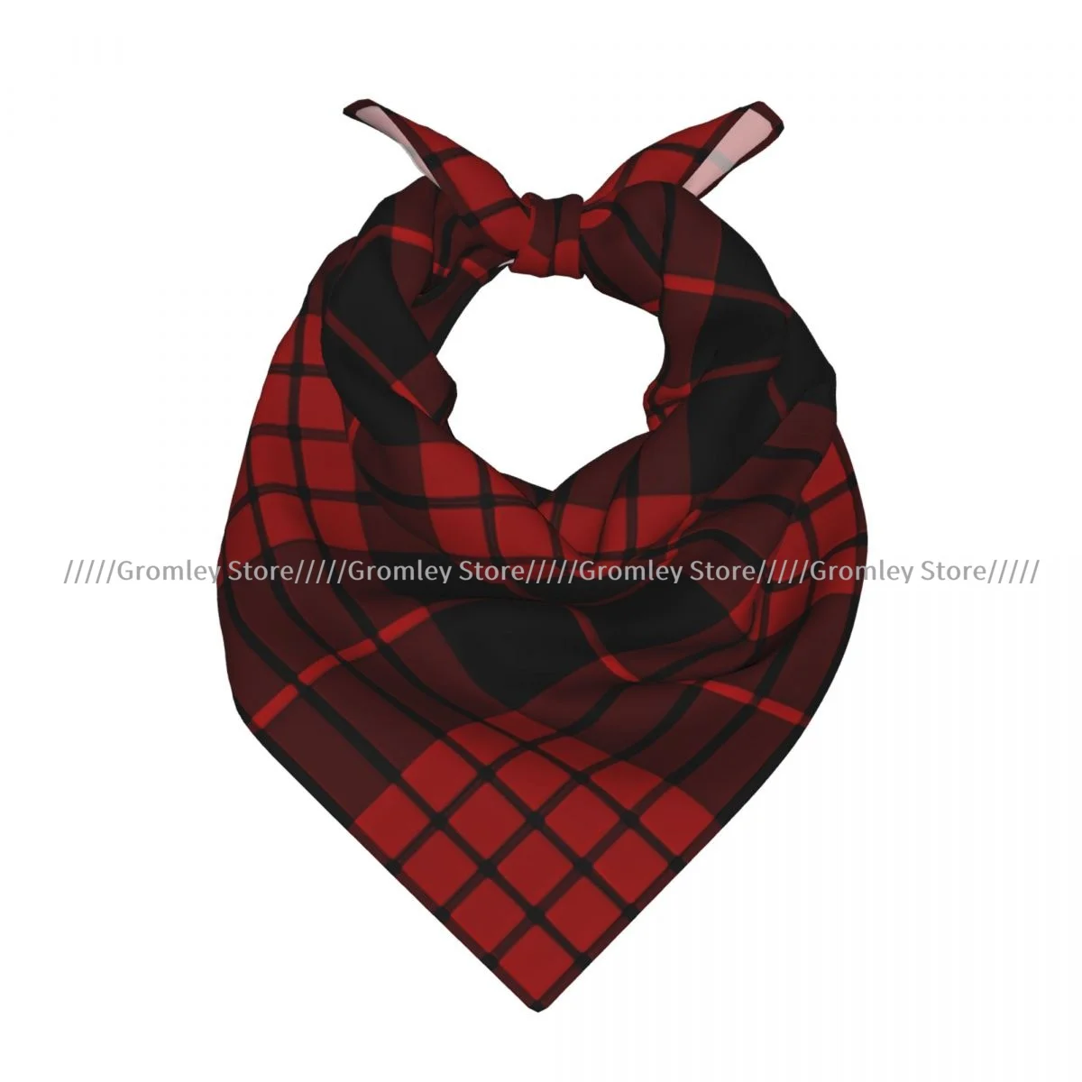

Plaid Square Towel Multifunctional Neck Scarf Hair Bandana