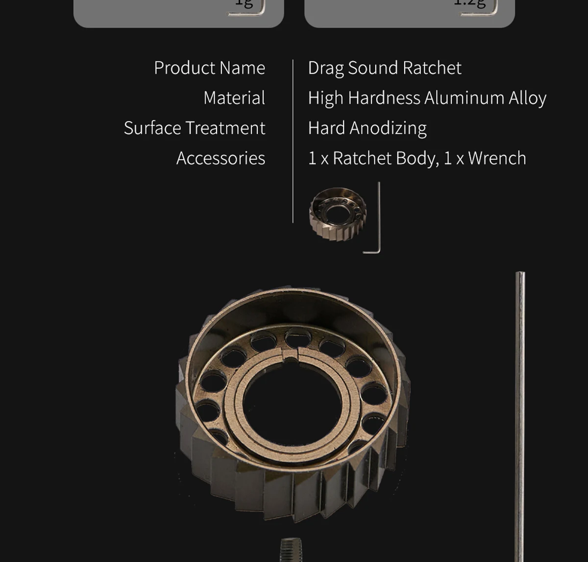 Drag Click Ratsche speziell für Shimano Stella Vanquish Twin power Stradic Vanford Spinn rolle – Detail 15