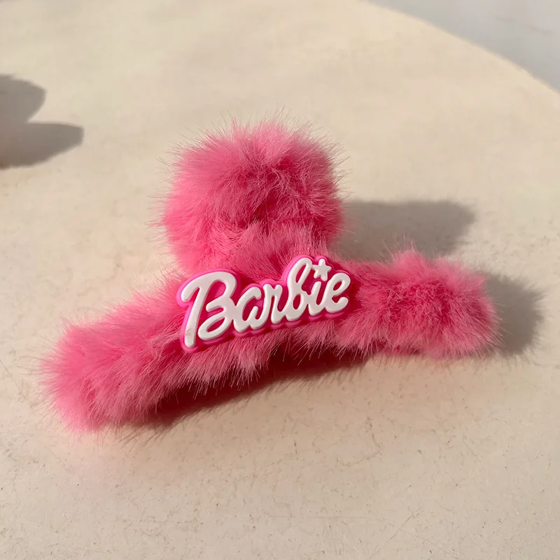 Cute Barbie Hair Clips for Girls Women Headwear Apparel Accessories Hair Bow Heart Shaped Shark Clips Hairpin Crab Gifts