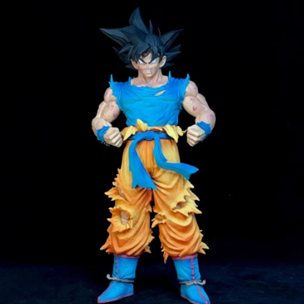 Dragon Ball Anime 27cm Son Goku personaje de pelo negro Goku Super Saiyan 1 figuras de acción estatua modelo de Pvc juguetes de colección Custon