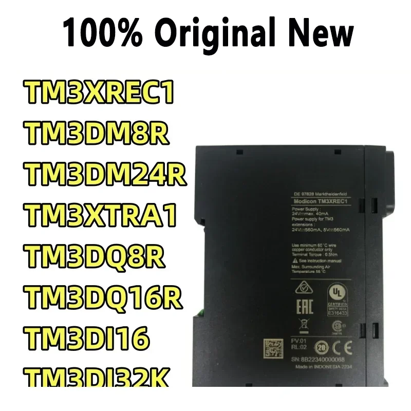 100% Tested Tm3di16 Tm3di32k Tm3dq8r Tm3dq16r Tm3dm8r Tm3dm24r Tm3xtra1 Tm3xrec1 Extension Modules