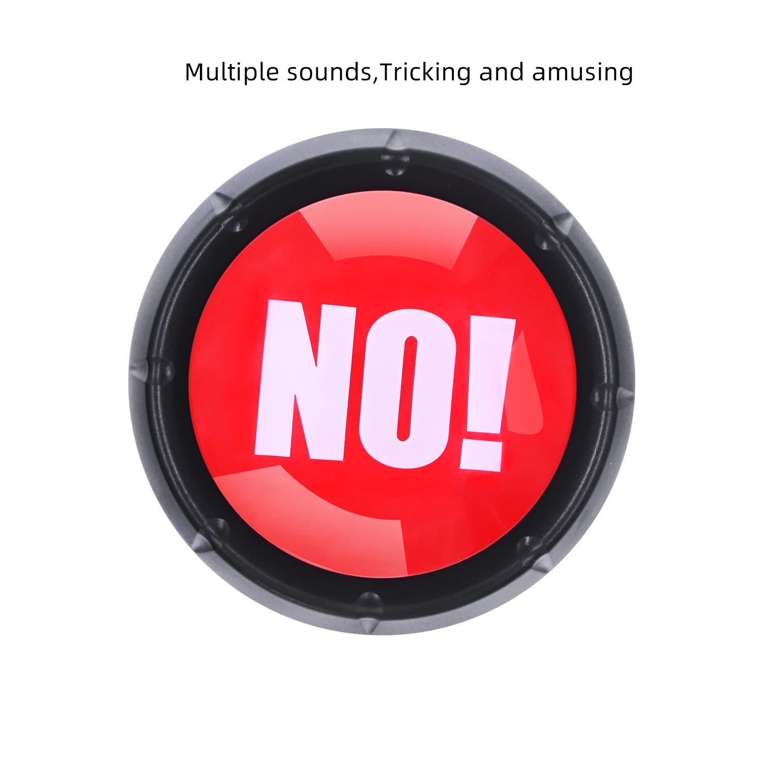 Voice button Yes No, electronic prank decompression funny office press sound novel toy