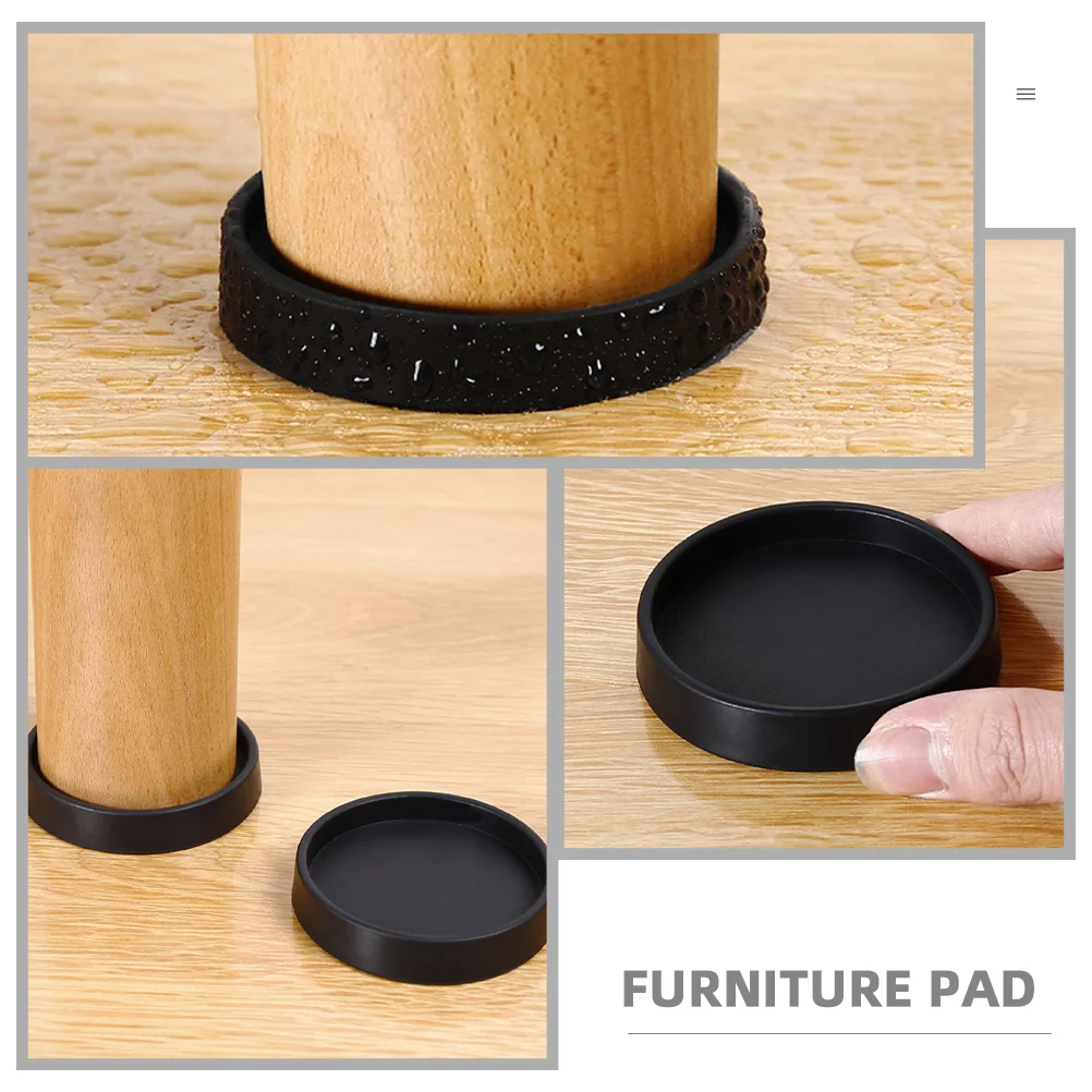 4 Uds. Alfombrilla para muebles, tazas con ruedas para sofá, protectores de suelo, pies de mesa de Piano, cubiertas para patas de silla y cama