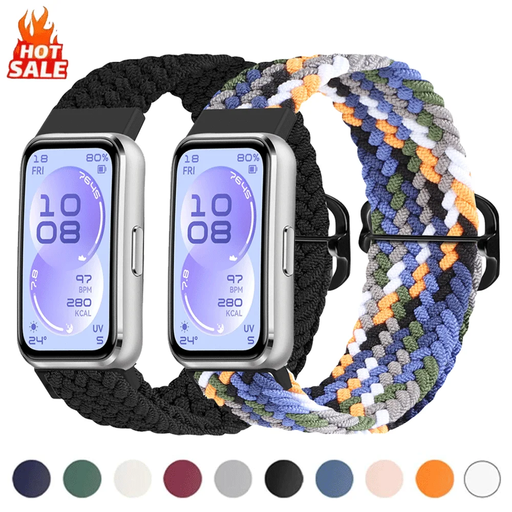 Nylon geflochtenes Schlaufenarmband für Huawei Band 11/11Pro Armband Armband für Huawei Watch 11/11Pro Gürtel Correa
