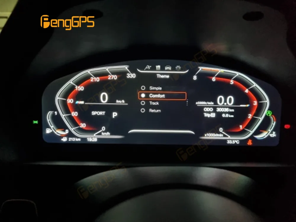 For BMW 3 4 Series F30 F31 F32 F33 F34 Car LCD Dashboard Digital Cluster Virtual Cockpit Instrument Panel Speedometer Screen