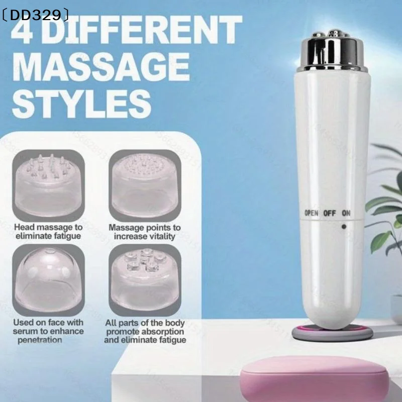 4 In 1 Electric Facial Massager Micro Vibration Eye Beauty Instrument For Relax Eye Dark Circles Eye Bags Puffiness Eye 〔DD329〕