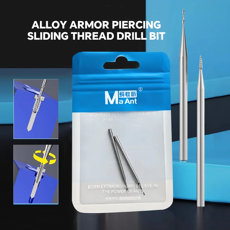 

MAANT Alloy Piercing and Sliding Drill Bit Quickly Remove The Slipped Screws Without Damaging The Frame Phone Repair Tool