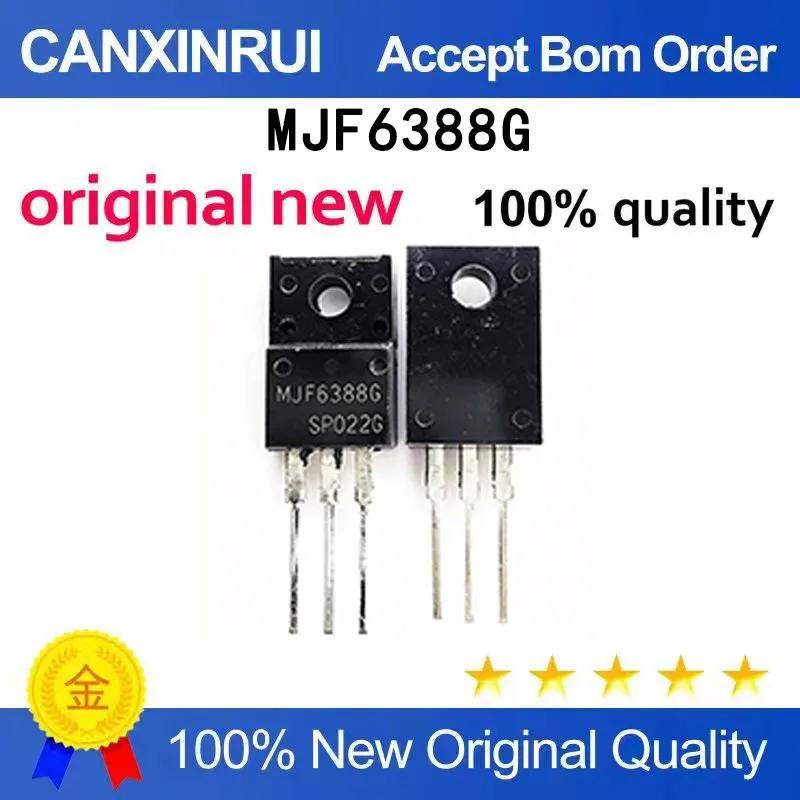 (5-100 pieces) original MJF6388 MJF6388G direct insertion TO-220F transistor transistor plastic