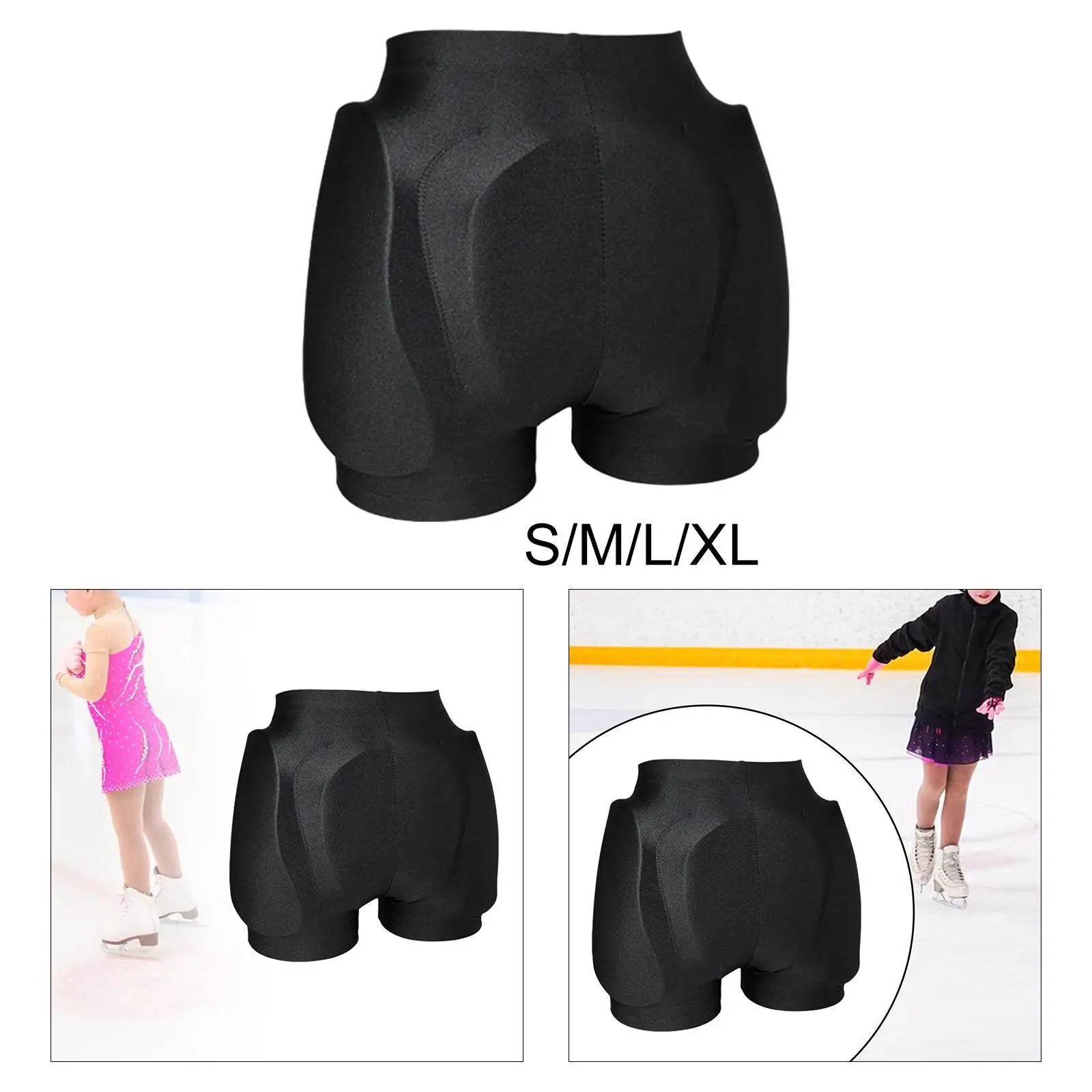 

Padded Shorts Hip Support Shorts Thickened Versatile Hip Protection Pads for Snowboard Outdoor Skiing Roller Skating Skateboard