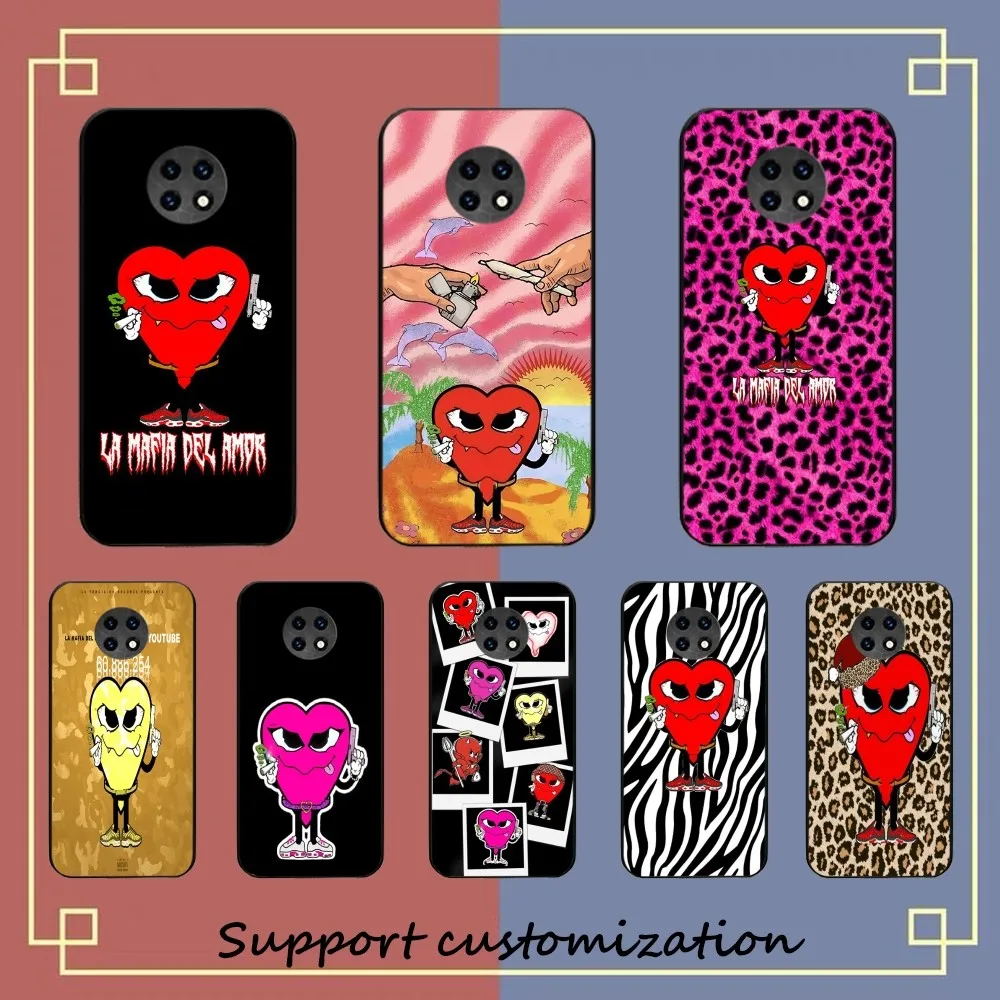 Love Mafia L-La M-Mafia D-Del A-Amor Phone Case For Redmi 5 6 7 8 9 10 plus pro 6 7 8 9 A GO K20 K30 K40 pro plus F3 Fundas