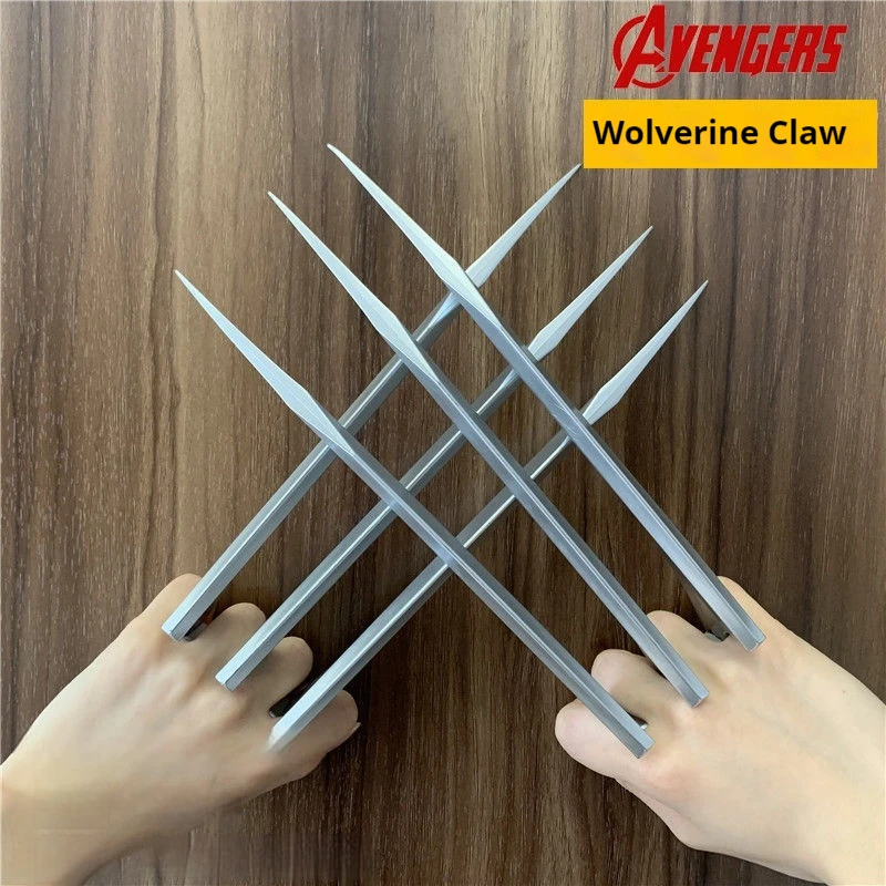 

Halloween Wolverine 25cm Claws Cosplay Superhero James Howlett Breakproof Realistic Plastic Wolf Claw Role Play Party Props Gift