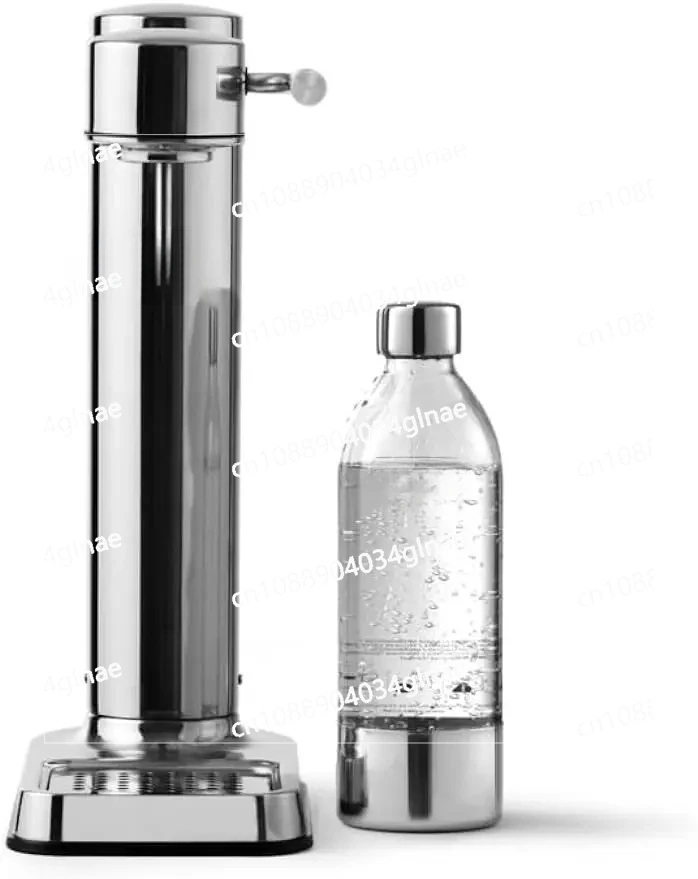 Premium Carbonator-Sparkling & Seltzer Water Maker-Soda Maker with PET Bottle (Stainless Steel)