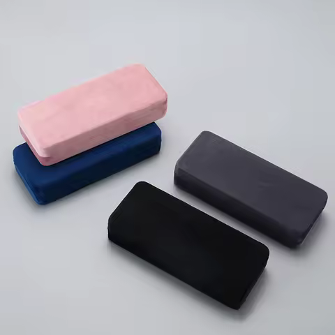 Flocking Glasses Case Box Stress Resistant Glasses Case Metal Glasses Case Myopia-presbyopia For Outdoor Activities Professional