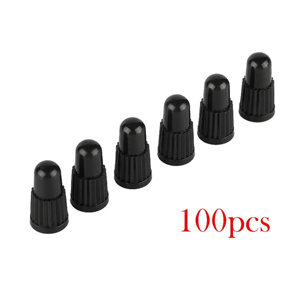 100PCS Bicycle Tire Valve Cap Professional Plastic Caps Protection Leakproof for Presta French Valve Bicycle Tire Valve Caps