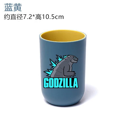New Godzillas Toothbrush Cup Cartoon Cute Rinse Cups Man Fashion Water Cup Mouthwash Cups Anime Toothpaste Bottles Home Gift