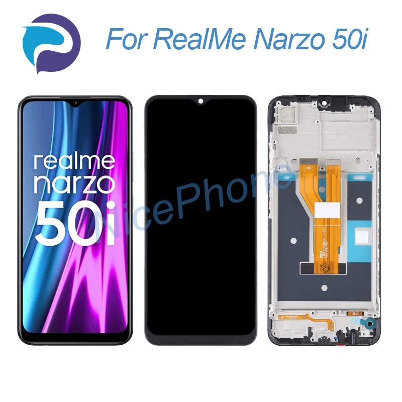 

For RealMe Narzo 50i LCD Screen + Touch Digitizer Display RMX3231 1600*720 For RealMe Narzo 50i LCD screen Display