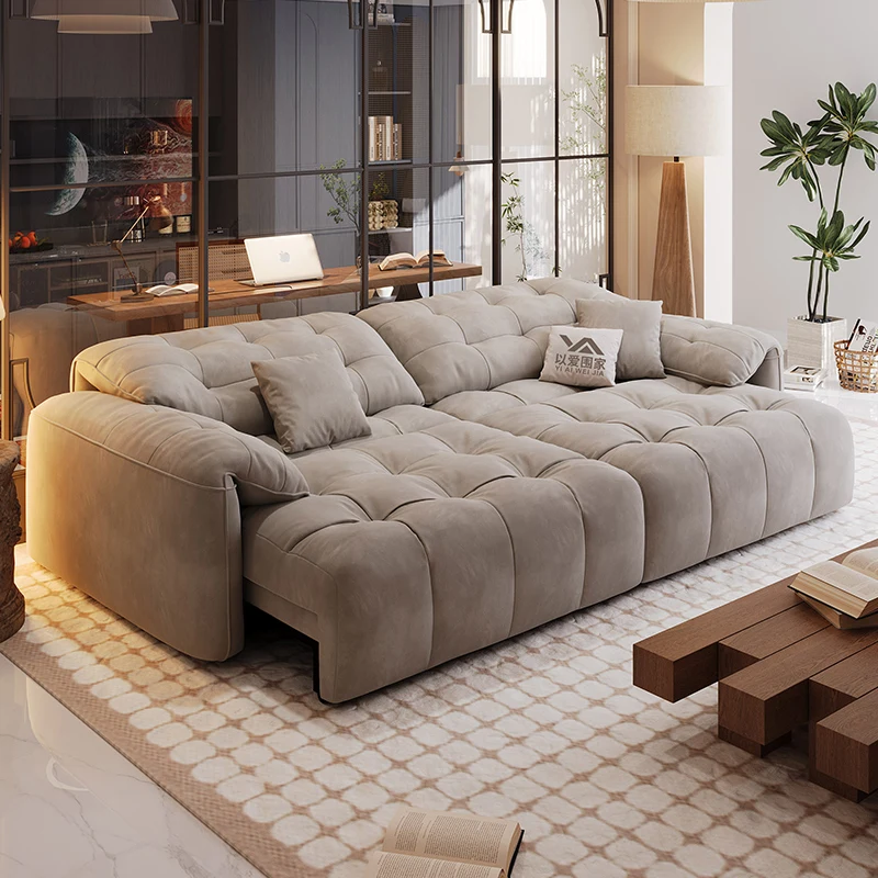 Sofá cama plegable moderno, Chaise Designer Divani, muebles para el hogar, sofás de lujo para sala de estar, grande, eléctrico nórdico europeo