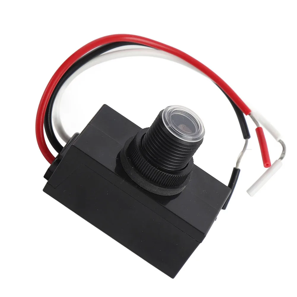 Sunrise Sunset Light Controller Phototube Black Phototube Light Sensor Wide Sensing Range Stable Performance Design