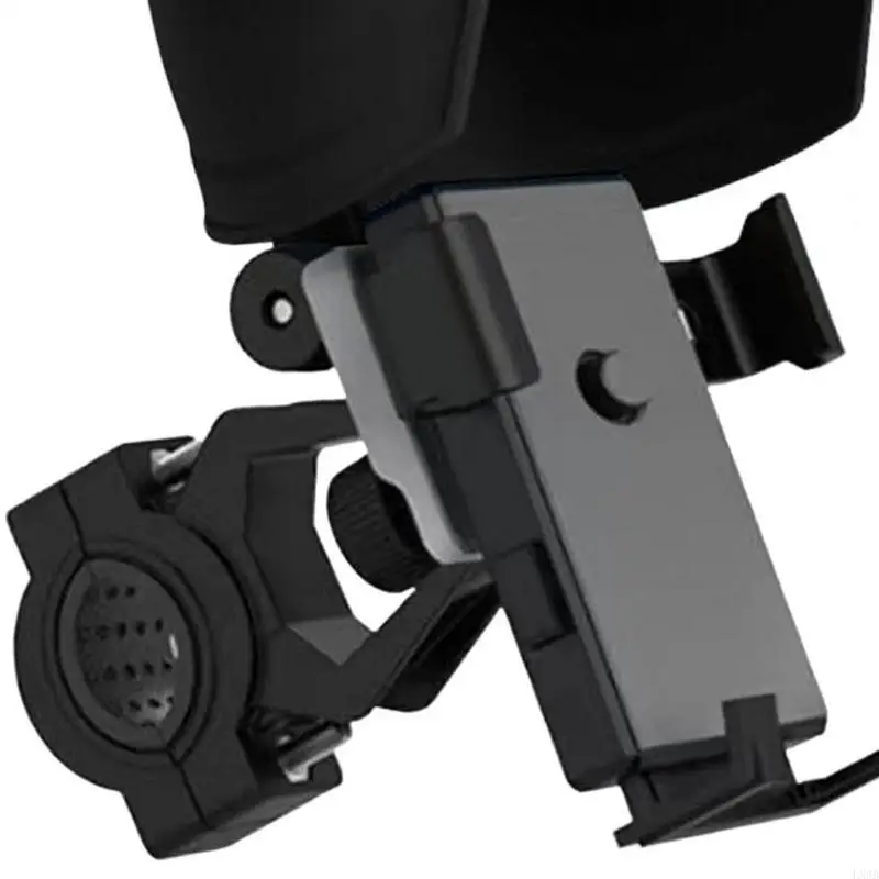  Universal Motorcycle Helmets Phone Mount Waterproof Not Sun with 360 Rotation Secure Locking for All Smartphones Use