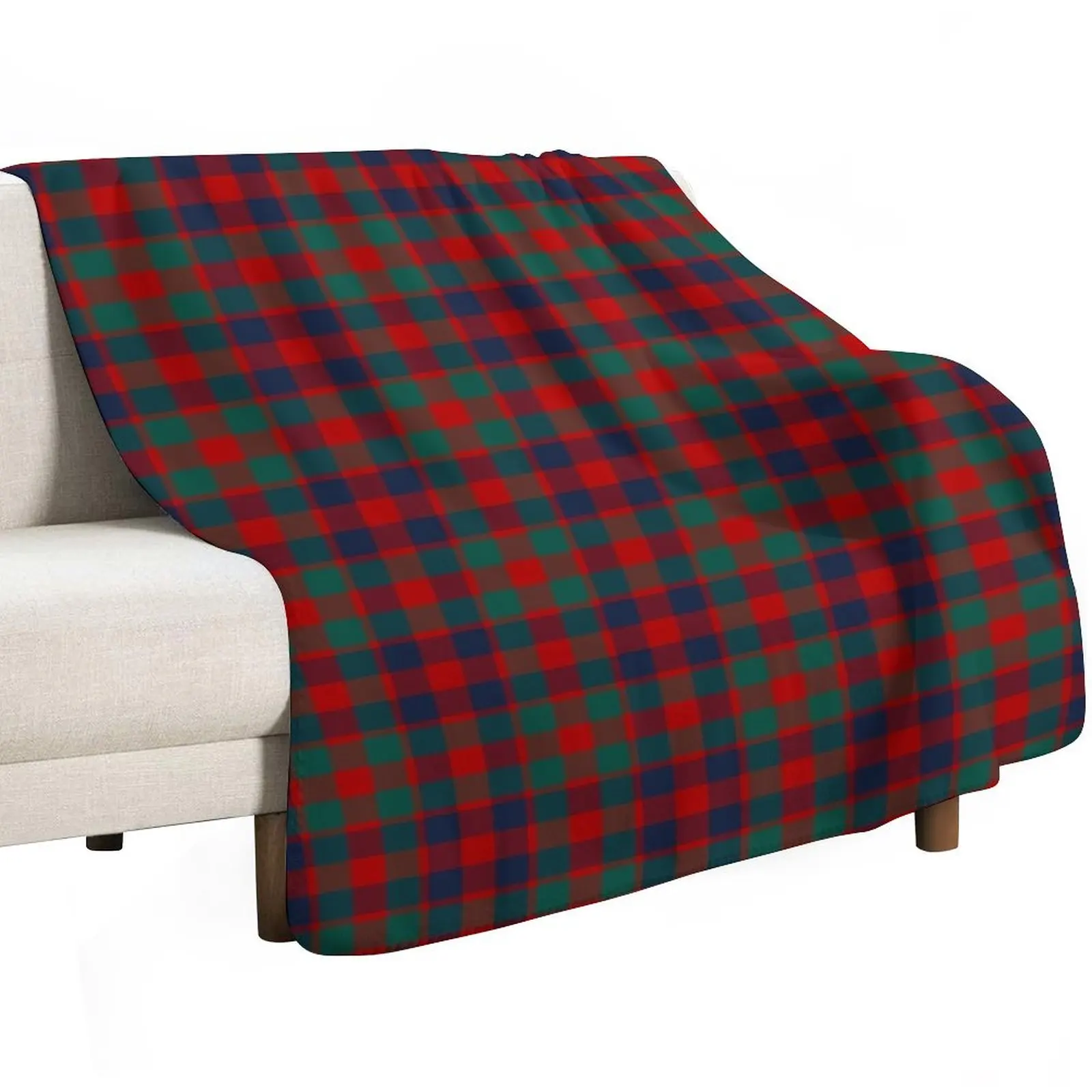 McGowan Tartan Pattern Throw Blanket Multi-Purpose Furry Cute Heavy Blankets Sofas Of Decoration Summer Beddings Blankets