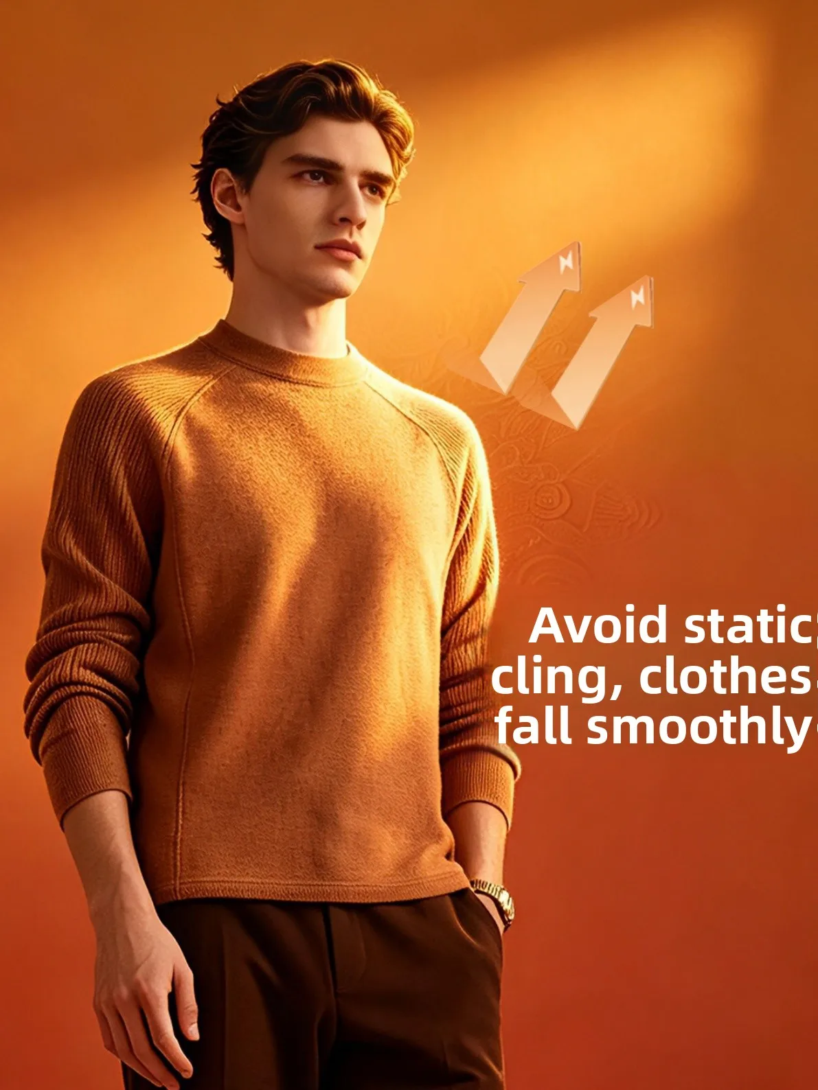10A Grade Far Infrared Heat Storage Warm Wool Blend Long Sleeve Men's Half High Collar Base Shirt Standard Fit Commute Style ...
