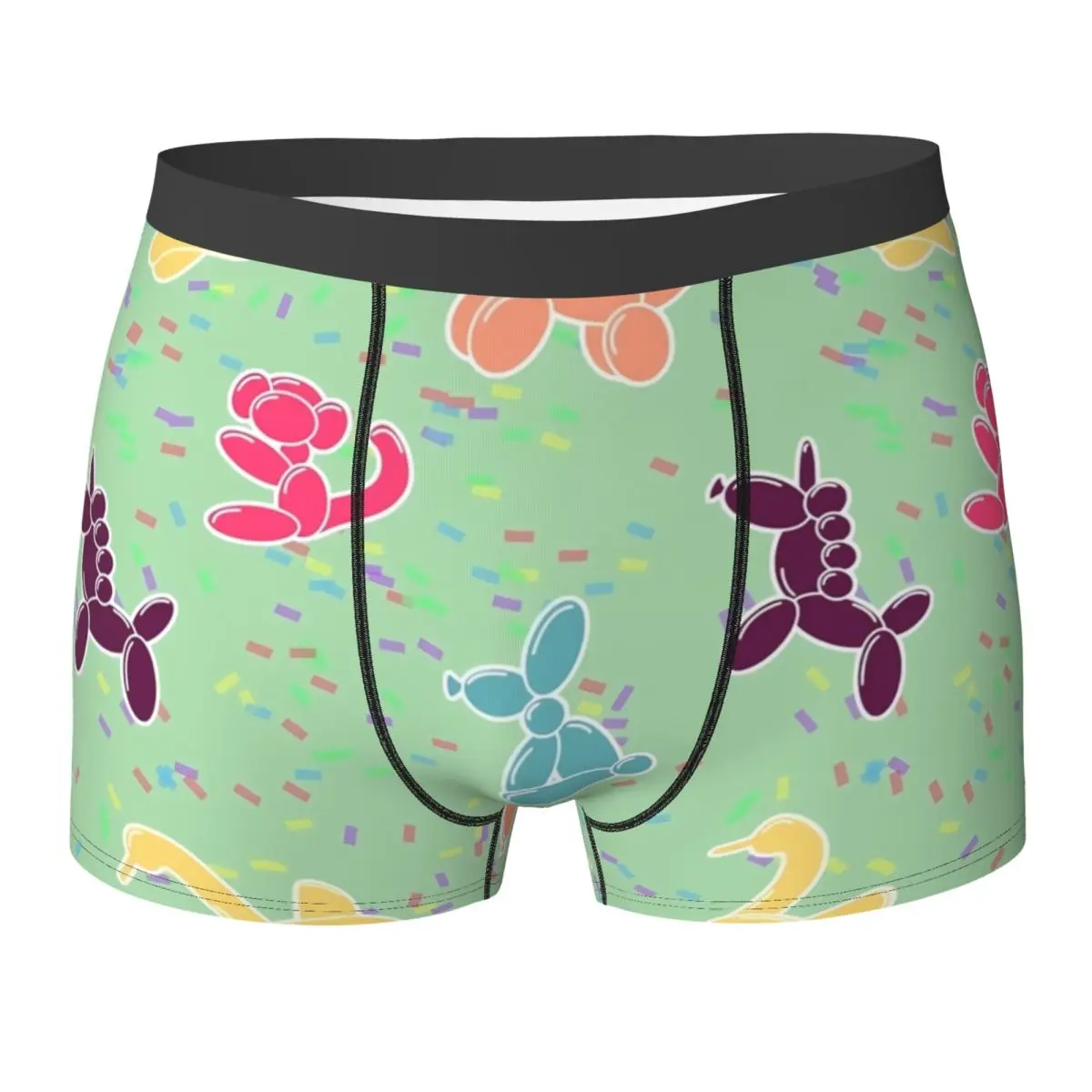 

Нижнее белье для собак из воздушных шаров, мужские трусы ярких цветов, классические боксеры для сублимации, высококачественные трусы-боксеры, большой размер 2XL