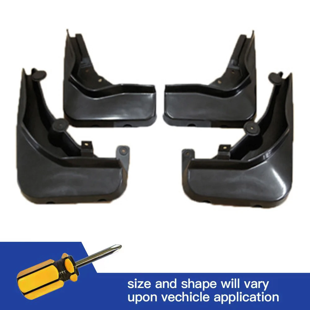 

4Pcs Front & Rear Mud Flaps Splash Guards Mudguards For Mercedes Benz E Class Sport W212 2014 2015