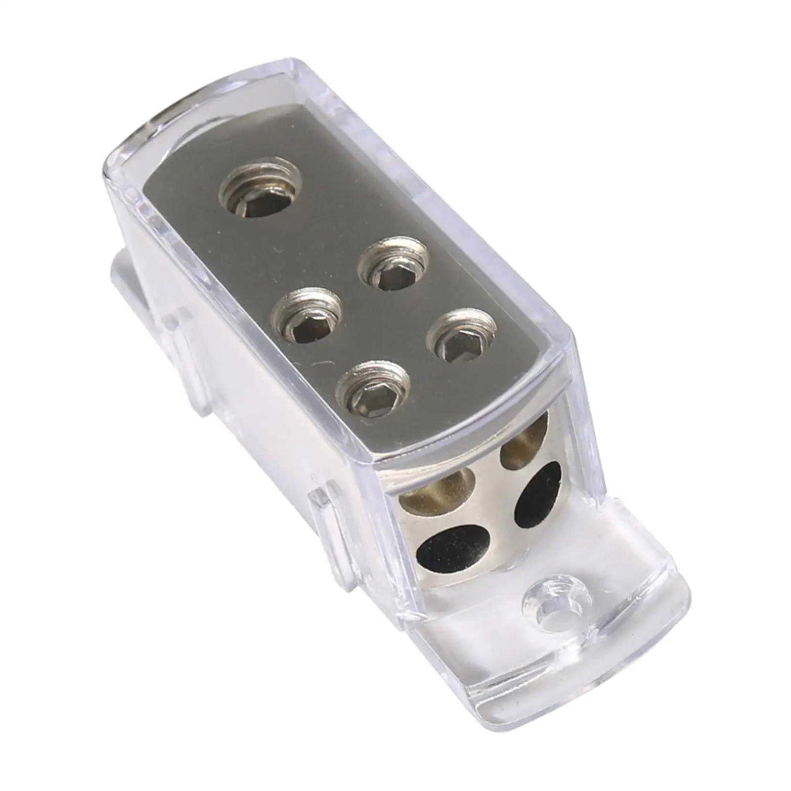 Car Stereo Audio Power Ground Distribution Block 4 Gauge In 8 Gauge Out