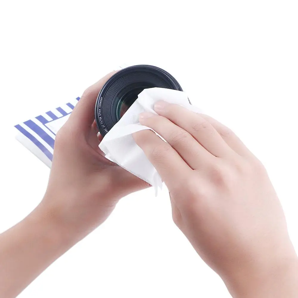 

Dust-free White For Screen Camera Cleaning Kit Camera Lens Tissue Wipes Booklet Camera Filter Tissue Lens Cleaning Paper