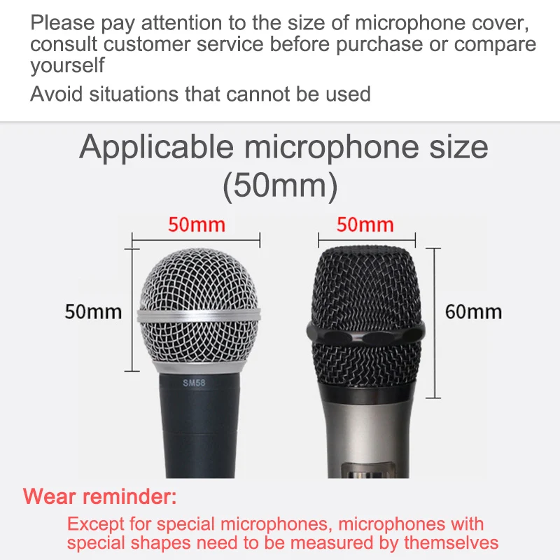 2pcs Colorful Thickened Microphone Windshield Recorder Sponge Ball Mic Accessories Foam Cover Do For Handheld Microphone Cover