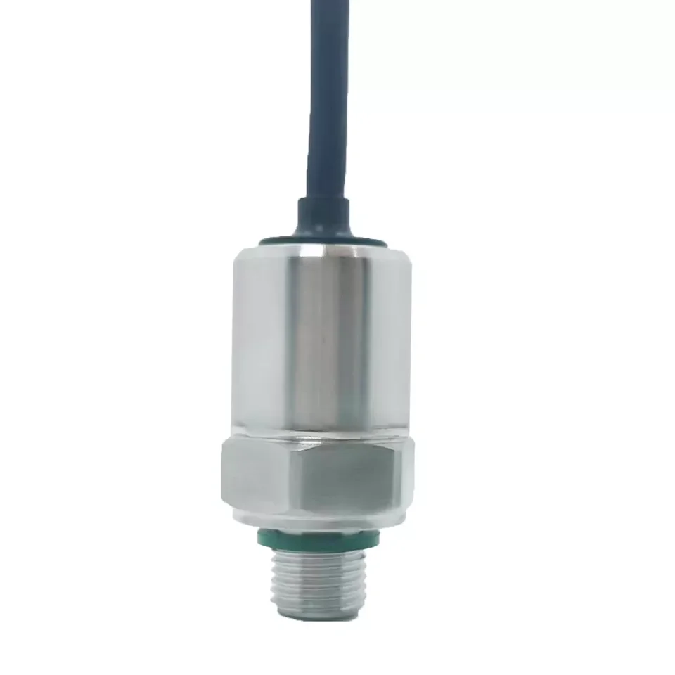 Pressure Transmitter for Corrosive Liquid Gas SS316L 4-20mA 0-10V Direct Cable G1/4 Pressure Transducer Compatible with Arduino