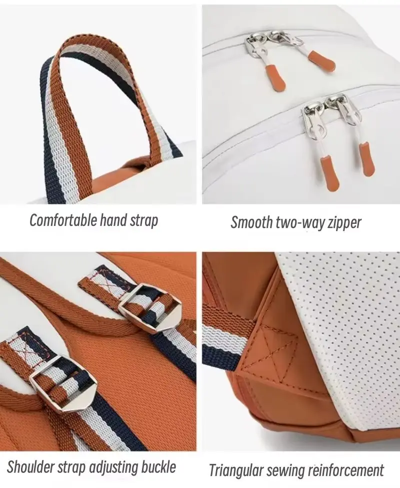 Lanson-男性と女性のためのテニスラケットバッグ、スポーツバックパック、フランスのオープンショルダー、コートのラケット、2保持