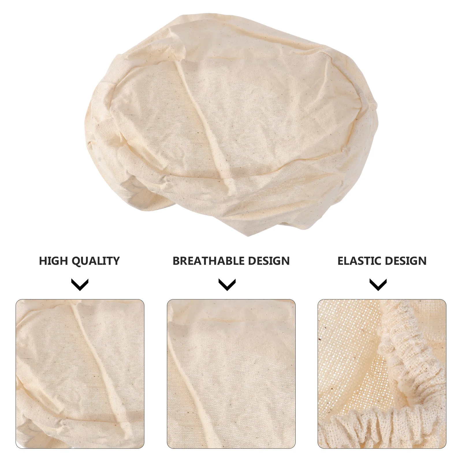 Bread Basket Cloth Cover Dough Liner Pastry Tools Baking Supplies Kitchen Utensil Fermentation Basket Liner Easy Clean Practical