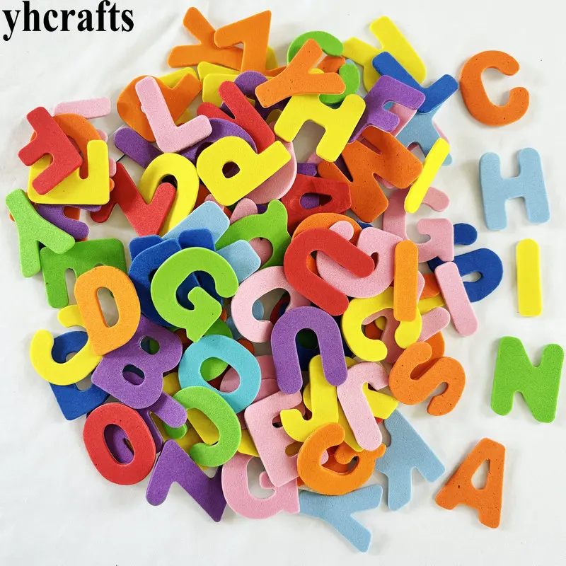 1bag/LOT.A-Z letters foam stickers Alphabet stickers Kids toy Scrapbooking kit Early educational toys Teach your own OEM cheap