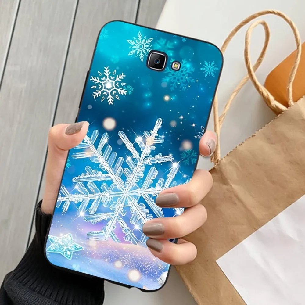 Schneeflocke Winter Handy hülle für Samsung J 7 plus 7Core J7 Neo J6 plus Prime J6 J4 J5 Handy hülle