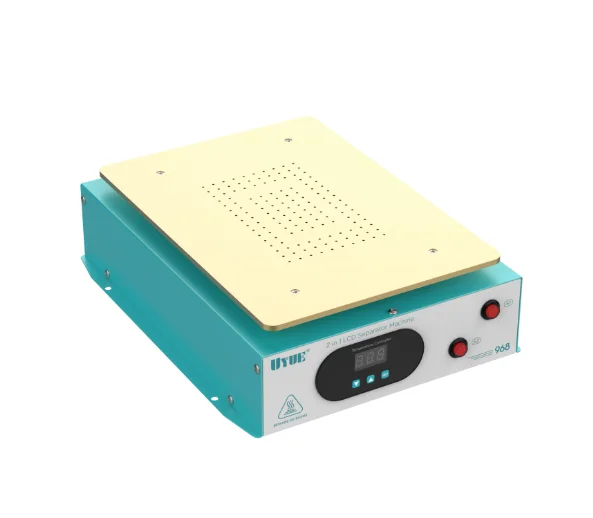 UYUE968 15 inches Build-in Air Dual Pump Vacuum Pump LCD Separator Screen Repair For IPad/ Tablet Repair Machine Kit