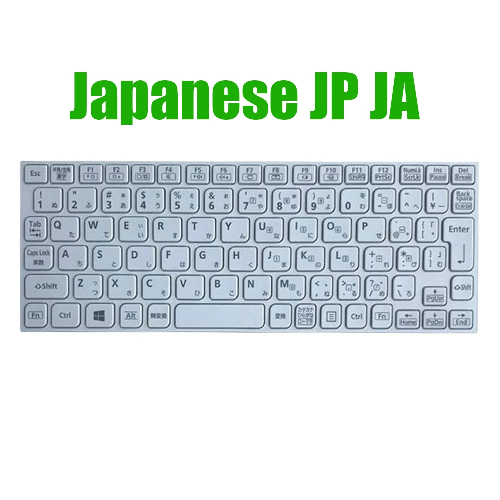

Japanese JP Keyboard For Panasonic For Let's Note CF-AX1 CF-AX2 CF-AX3 CF-AX4 HMB8817CPA11 02A SN1302230275(JP) JA White Black