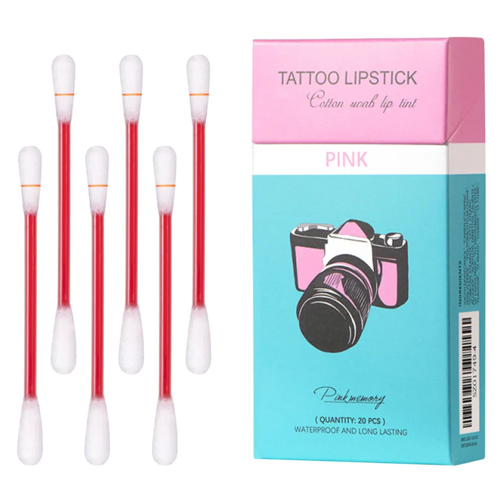 20 stücke Matte Air Lip Gloss Einweg Langlebige Feuchtigkeitsspendende Tupfer Make-Up Lip Farbe Für Frauen Geeignet