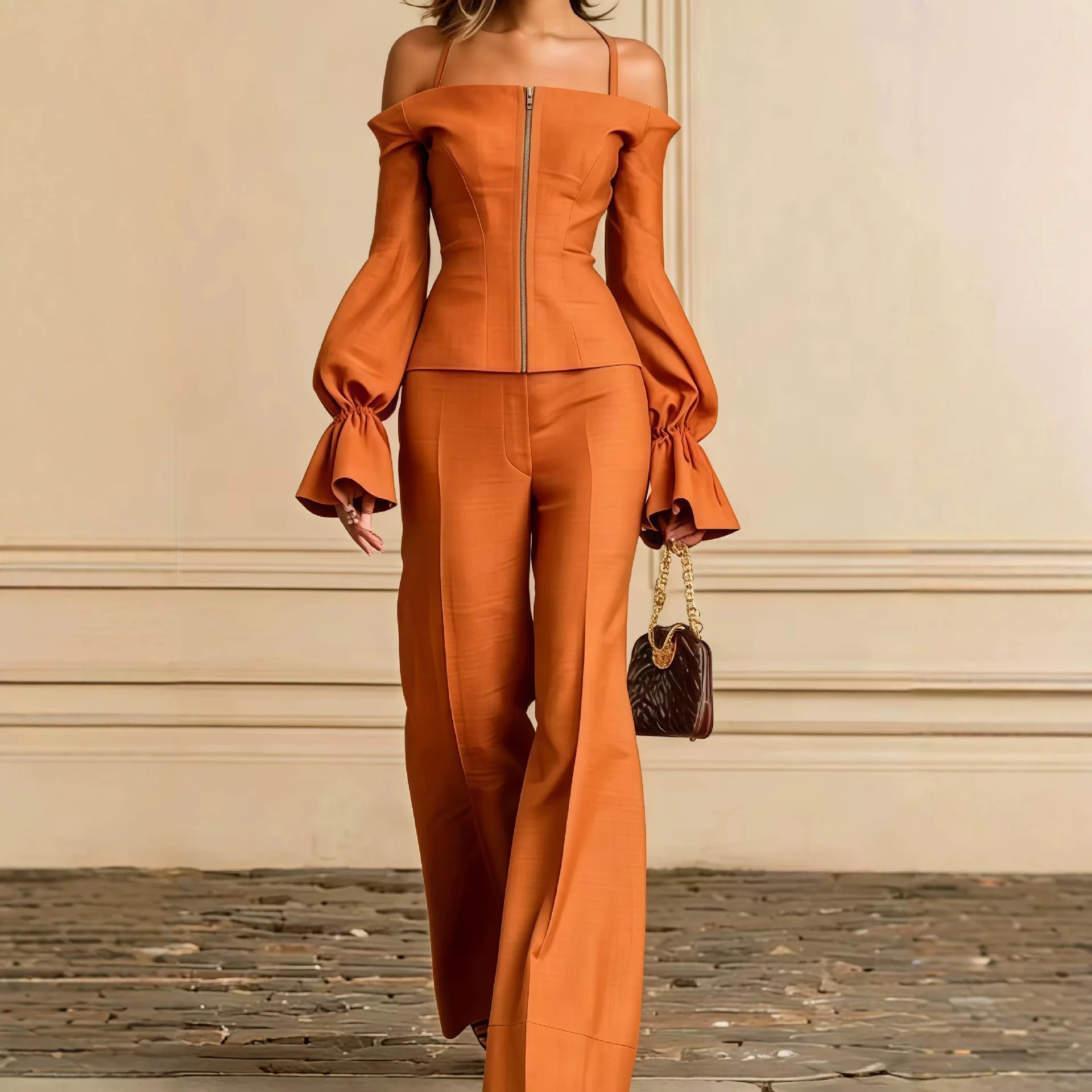 ชุดกางเกง 2 ชิ้นสำหรับผู้หญิง - Formal Attire Woman บทวิจารณ์และราคา