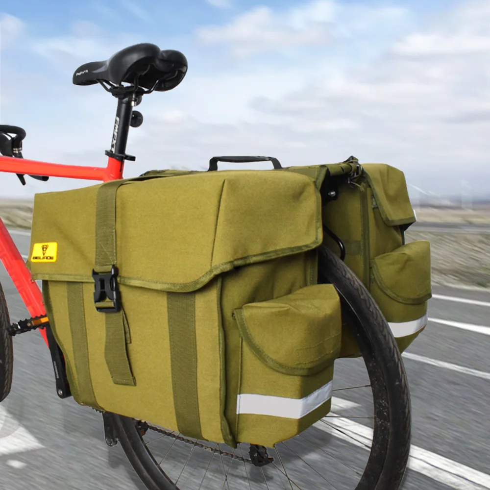 30/43/50L Fahrradrucksack, doppelseitige Hecktasche, wasserdichter Rucksack mit großer Kapazität, West Biking Fahrrad-Hecktasche – Detail 27