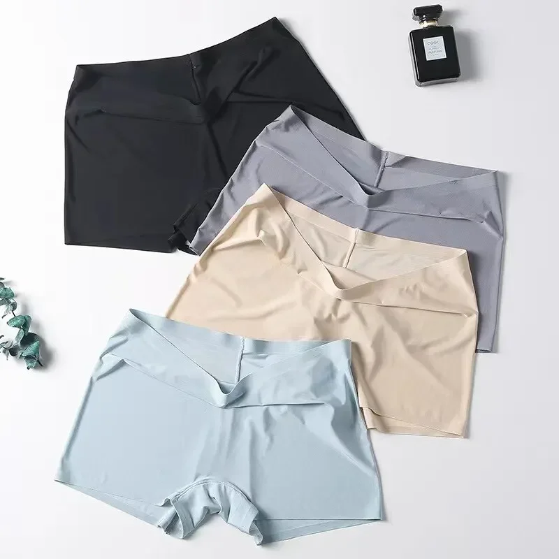 Women Safety Short Pants Panties Anti-exposure Underwear Black Sexy Casual Ventilate Soft Sports Fitness Yoga